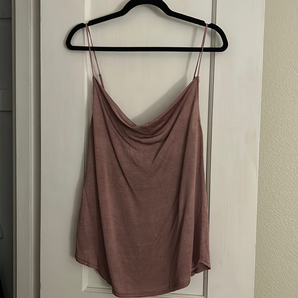 Knitted style tank top with a little shimmer